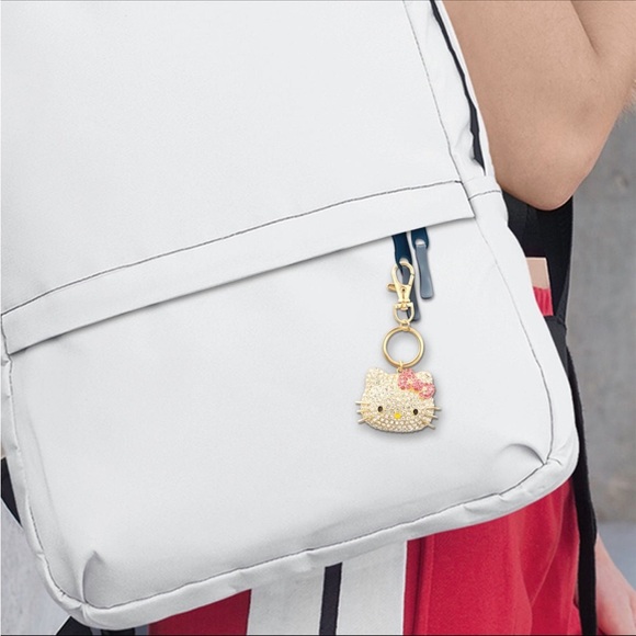 Sanrio Hello Kitty Pave Face Keychain - Travel, Bag Charm Accessories - Picture 5 of 7